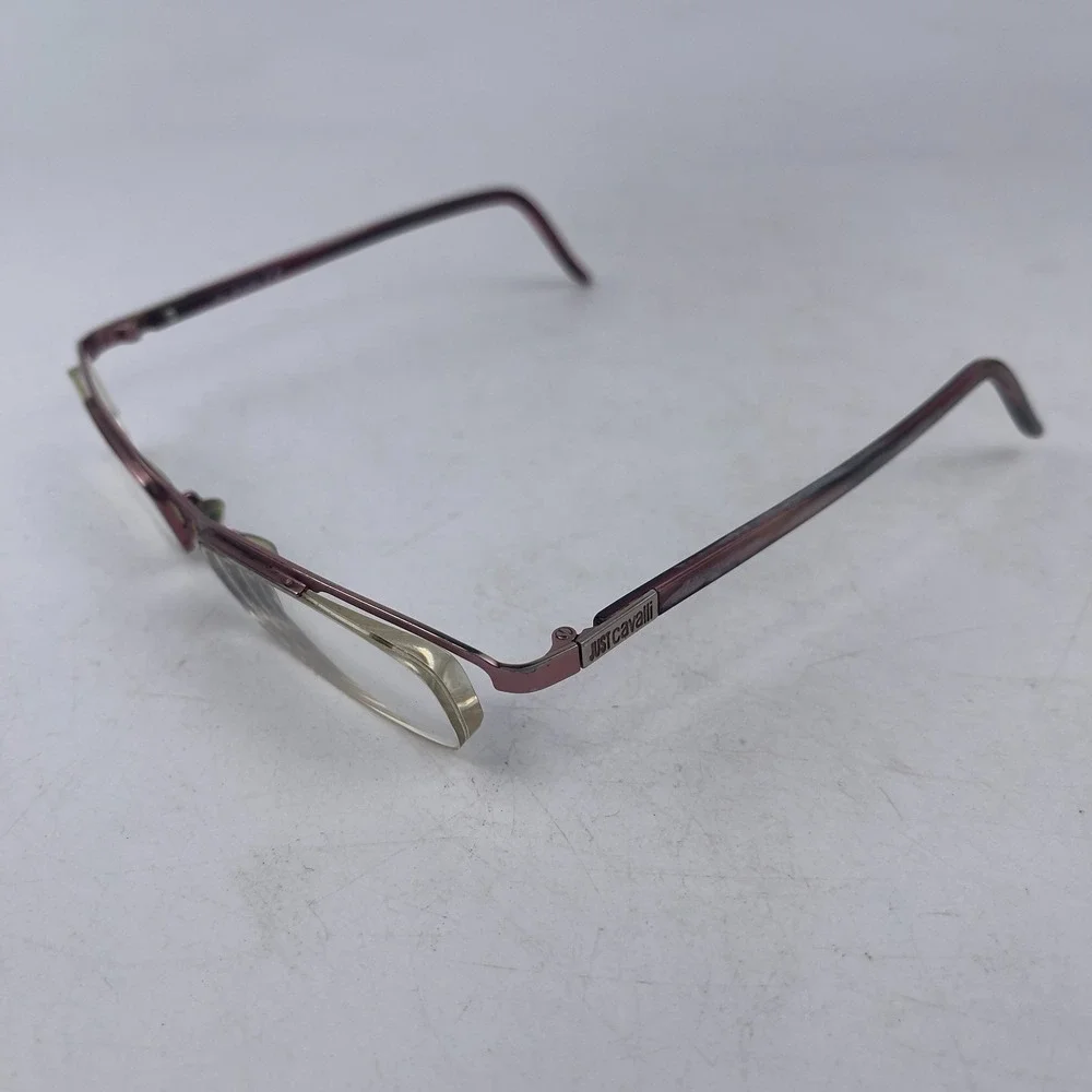 Just Cavalli JC 54 355 Women's Eyeglasses Frame‎ Brown Rectangular 52-17- 135mm